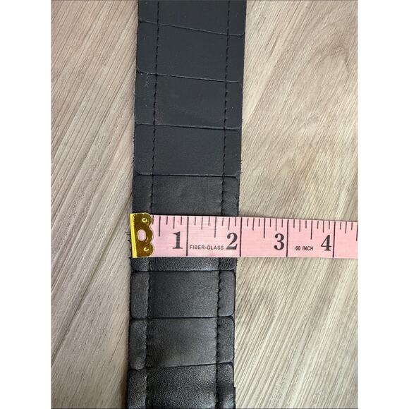 Punt Fibbia 100% genuine leather stretchy belt made in Italy NWT main image 2